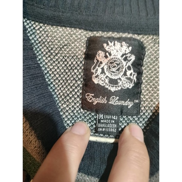 English Laundry knit sweater camouflage  youth 10/12 Medium - Picture 4 of 6